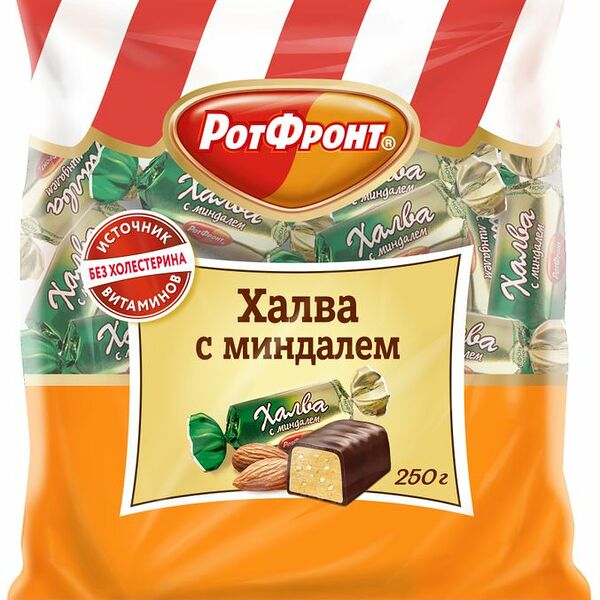 Халва Рот Фронт с миндалём, 250г