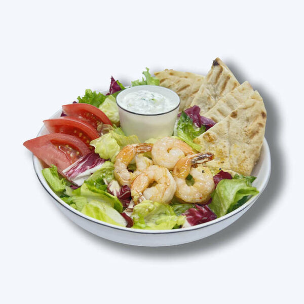 Грик Боул с креветками