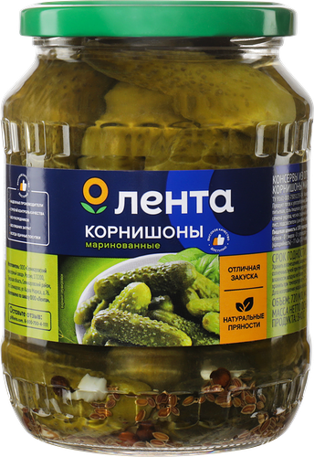 Корнишоны маринованные ЛЕНТА