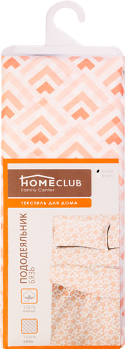 

Пододеяльник Homeclub 1.5-спальный розовый, бязь, хлопок, дизайн в ассортименте
