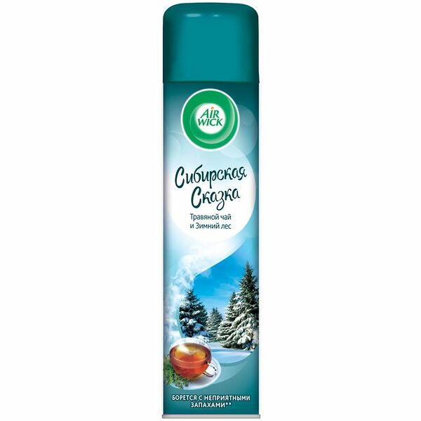 Освежитель воздуха Air Wick Сибирская сказка Травяной чай-зимний лес, 290мл