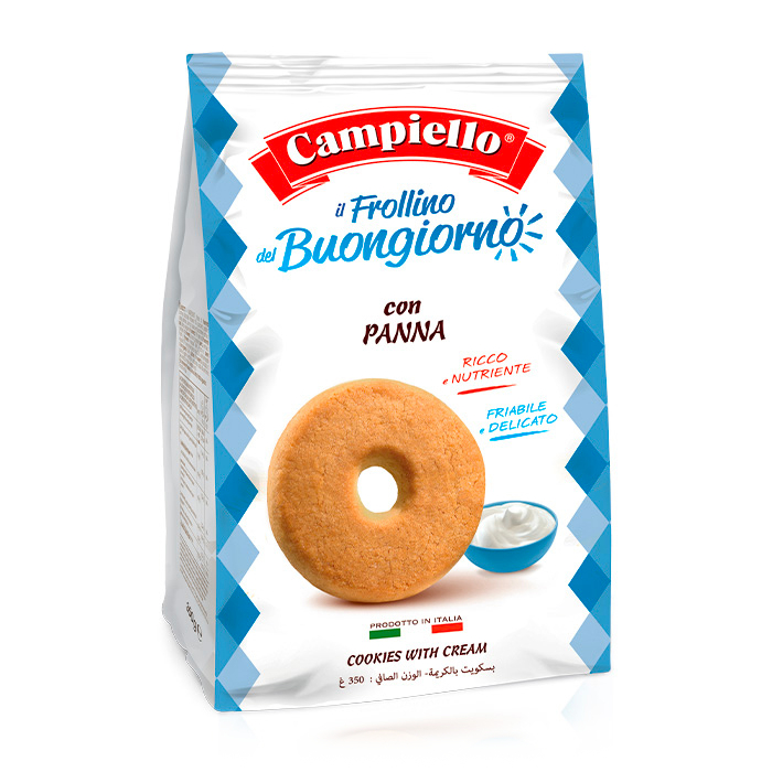 Печенье песочное Campiello il Frollino del Buongiorno со сливками