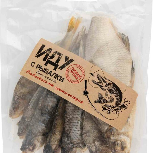 Вяленая рыба Ассорти №2 Иду с рыбалки Лещ, краснопёрка, окунь