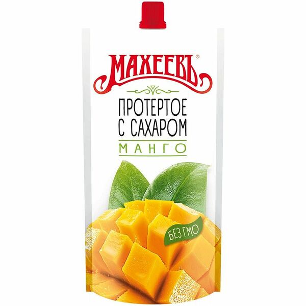 Манго Махеевъ протёртое с сахаром, 300 г