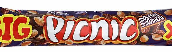 Батончик Picnic Big шоколадный 85 г
