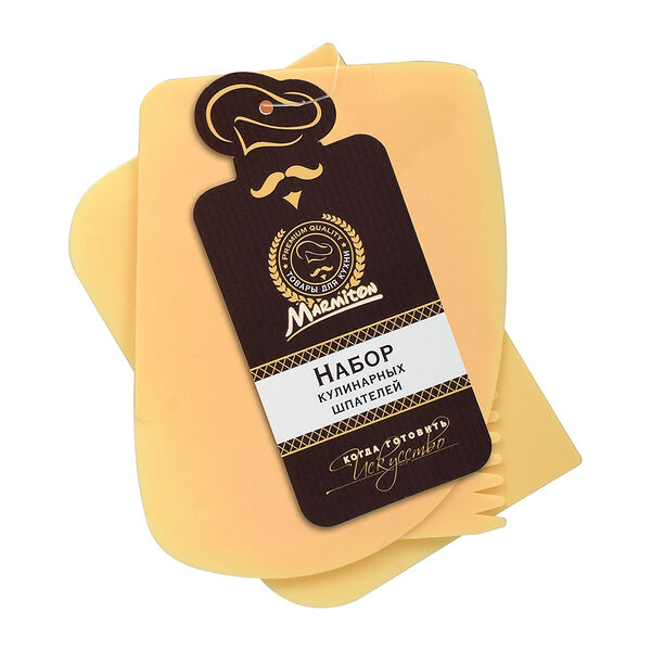 Набор кулинарных шпателей 3 шт мармитон пластик 11, 5*7.5 см 17341