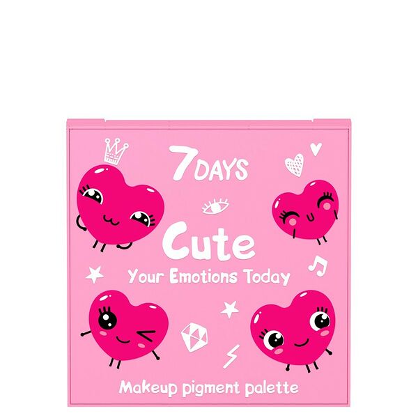 Тени для век 7 days Cute 9 цветов