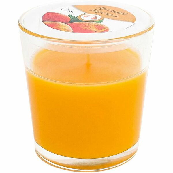 Свеча Home Interiors Персик ароматическая в стакане