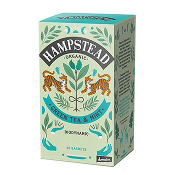 Чай зеленый с мятой, Hampstead, 25х2 г, Великобритания