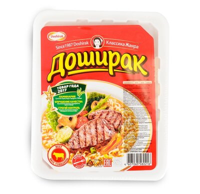 Лапша Доширак быстрого приготовления со вкусом говядины, 90г