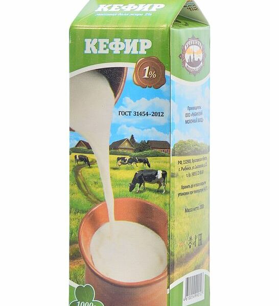 Кефир Рыбинский Молзавод 1%, 1 кг