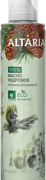 Масло Altaria кедровое нерафинированное 250мл