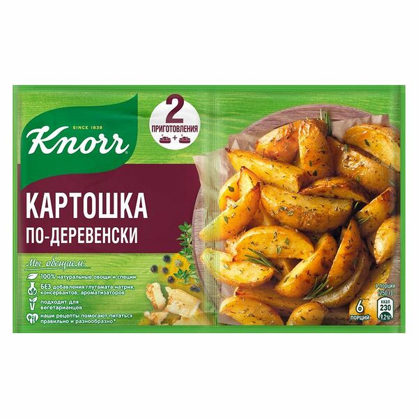 Смесь KNORR На второе Картошка по-деревенски, 40г