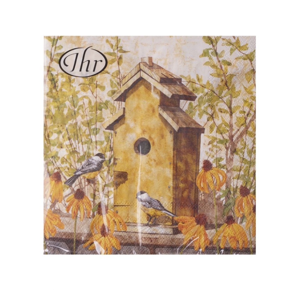 

Салфетки бумажные IHR Birdhouse In Fall