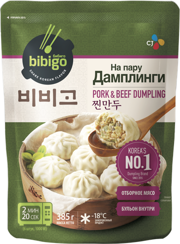 

Дамплинги Bibigo На пару 385 г