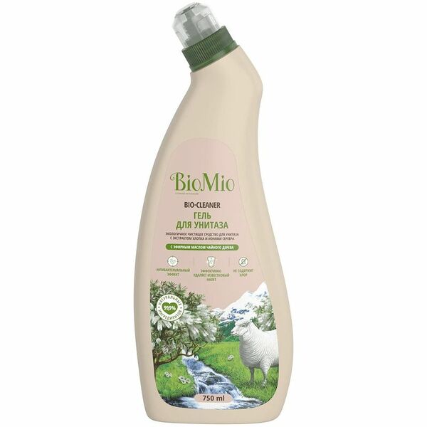 Средство чистящее BioMio Bio-Toilet Cleaner для унитаза чайное дерево, 750мл