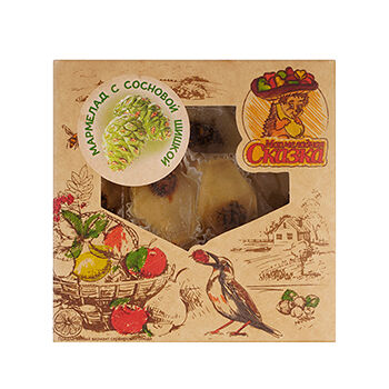 Мармелад желейный формовой Мармеладная сказка с сосновой шишкой