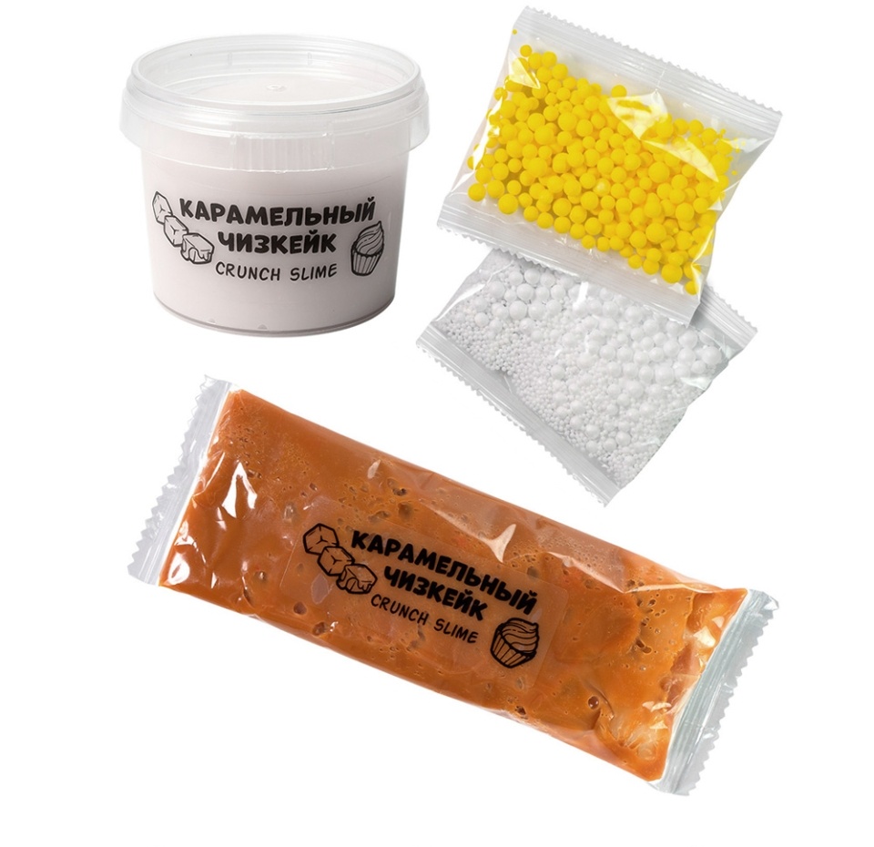 

Игрушка Slime Десерт мини Карамельный чизкейк 165г, Россия