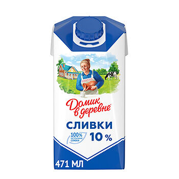 Сливки Домик в деревне 10% 480г