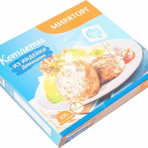 Котлеты Мираторг Домашние из индейки, 300 г