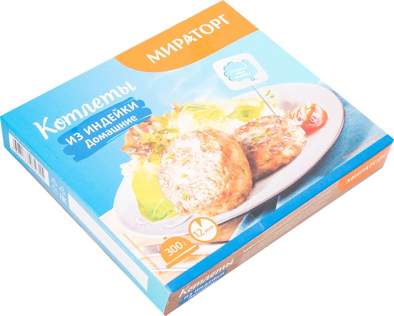 

Котлеты Мираторг Домашние из индейки 300 г
