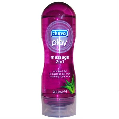 Смазка интимная Durex Play Massage 2 in 1 200 мл с алоэ вера