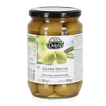 Оливки Delphi с косточкой в рассоле
