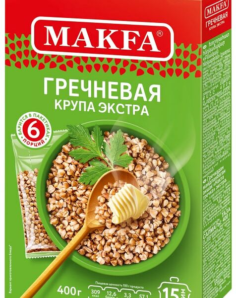 Крупа Makfa Гречневая 400г