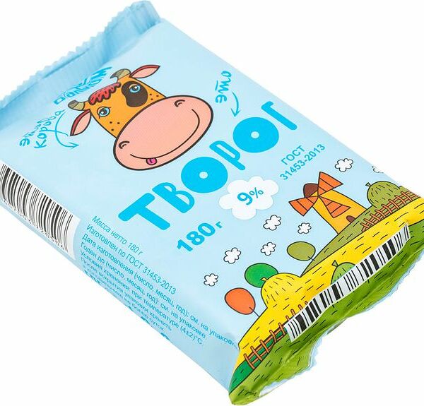 Творог Балтком классический 9%, 180г