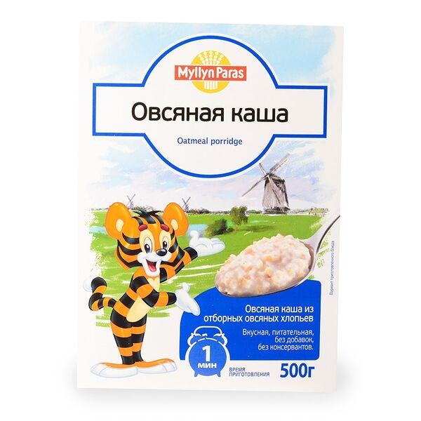Каша овсяная из отборных хлопьев Myllyn Paras