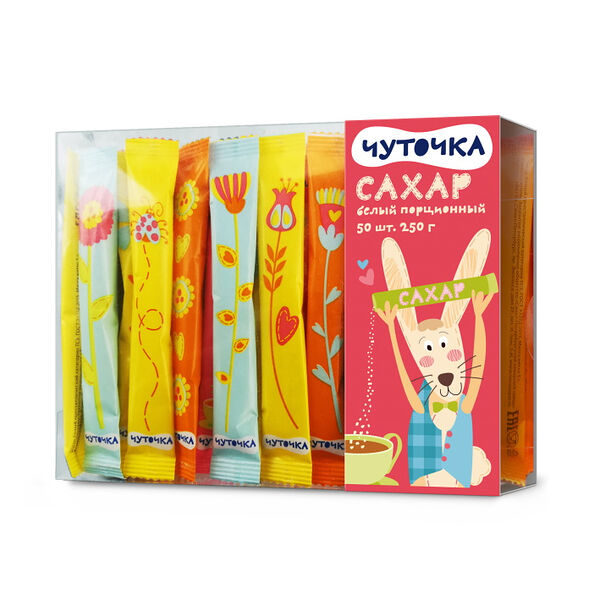 Сахар Чуточка порционный в стиках по 5 г