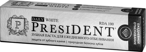 

Зубная паста President Daily White 68 г