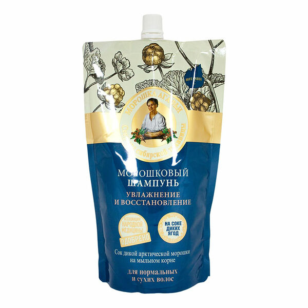 Шампунь Рецепты бабушки Агафьи Морошковый Увлажнение и восстановление, 500 мл