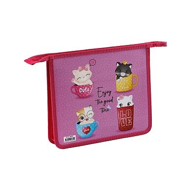 Папка для тетрадей на молнии 1 отд. А5 