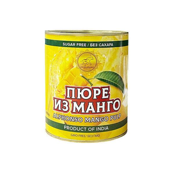 Пюре из манго Альфонсо Hindustaani, ж/б 850 г