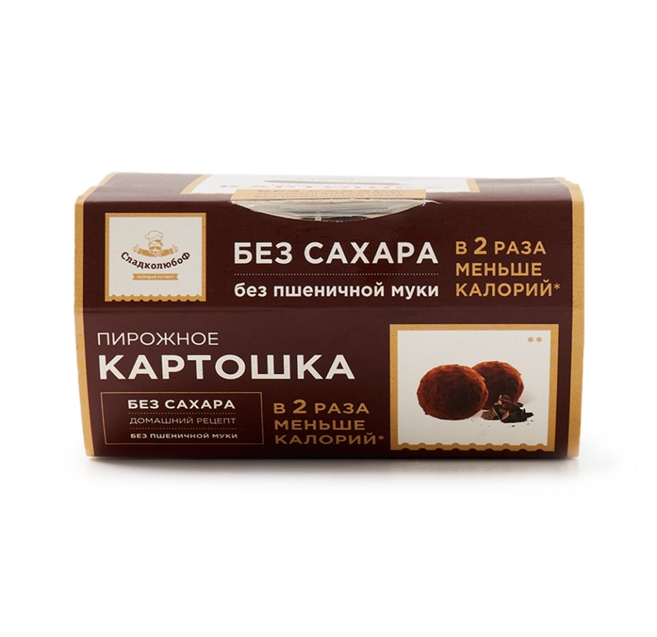 

Десерт Картошка Сладколюбоф без сахара 60 г