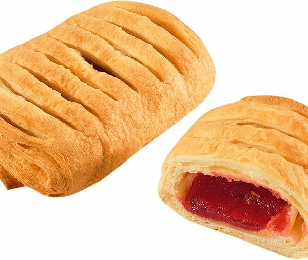 Слойка с вишневой начинкой, 100г