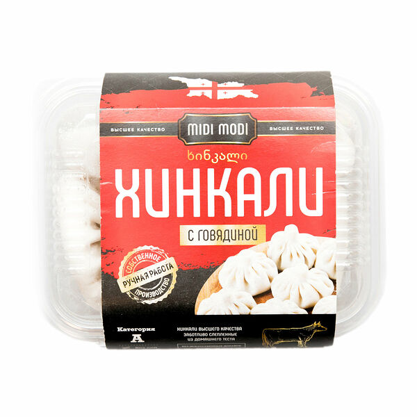 Хинкали с говядиной ТМ Midi Modi (Миди Моди)