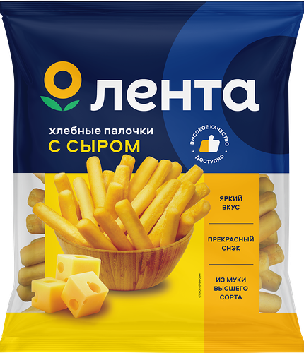 Палочки хлебные ЛЕНТА с сыром