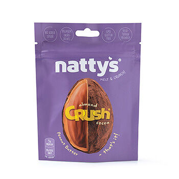 Драже Nattys Crush Almond c миндалем в арахисовой пасте и какао