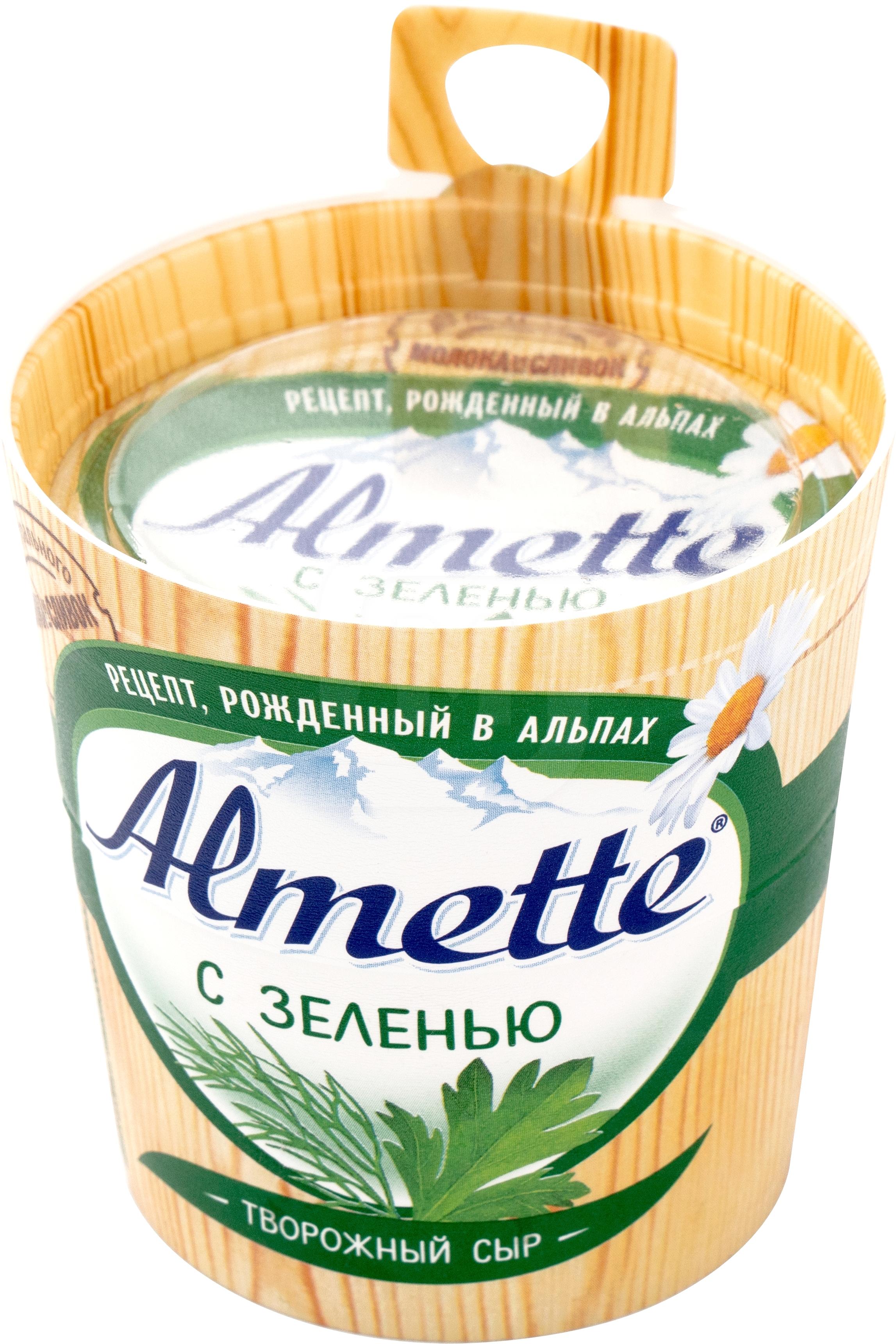 

Сыр творожный Almette с зеленью 60%