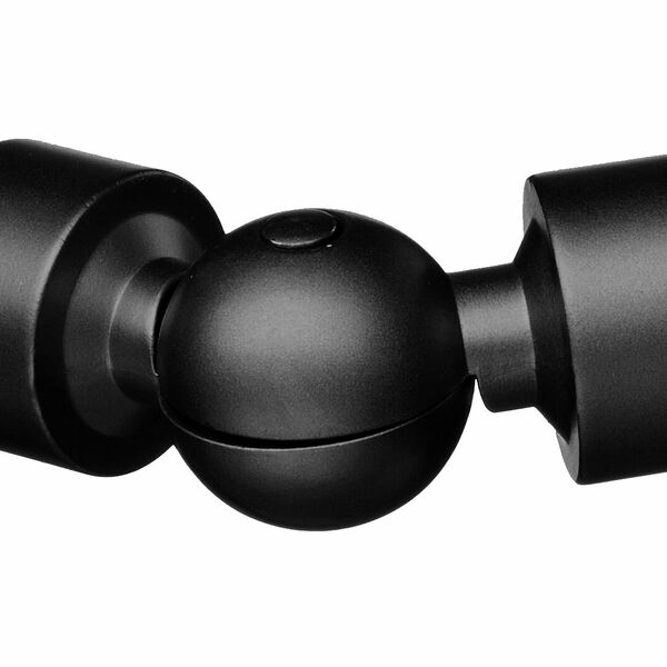 Эркер для трубы Home Access, металл, черный, для круглых карнизов