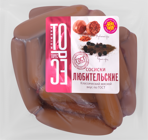 

Сосиски ТОРЕС Любительские ГОСТ, весовые