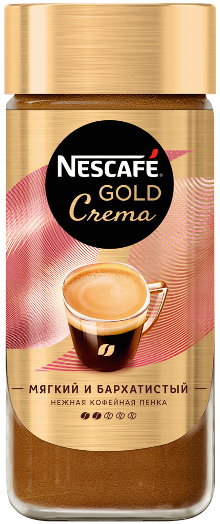 Кофе растворимый Nescafe Gold Crema — купить по выгодной цене с доставкой  от 30 минут | Ашан