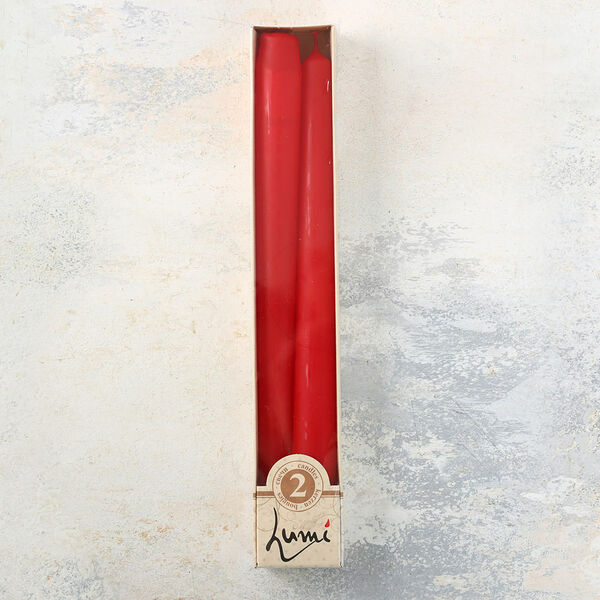 Свеча Античная 250x22 мм красная 2 шт