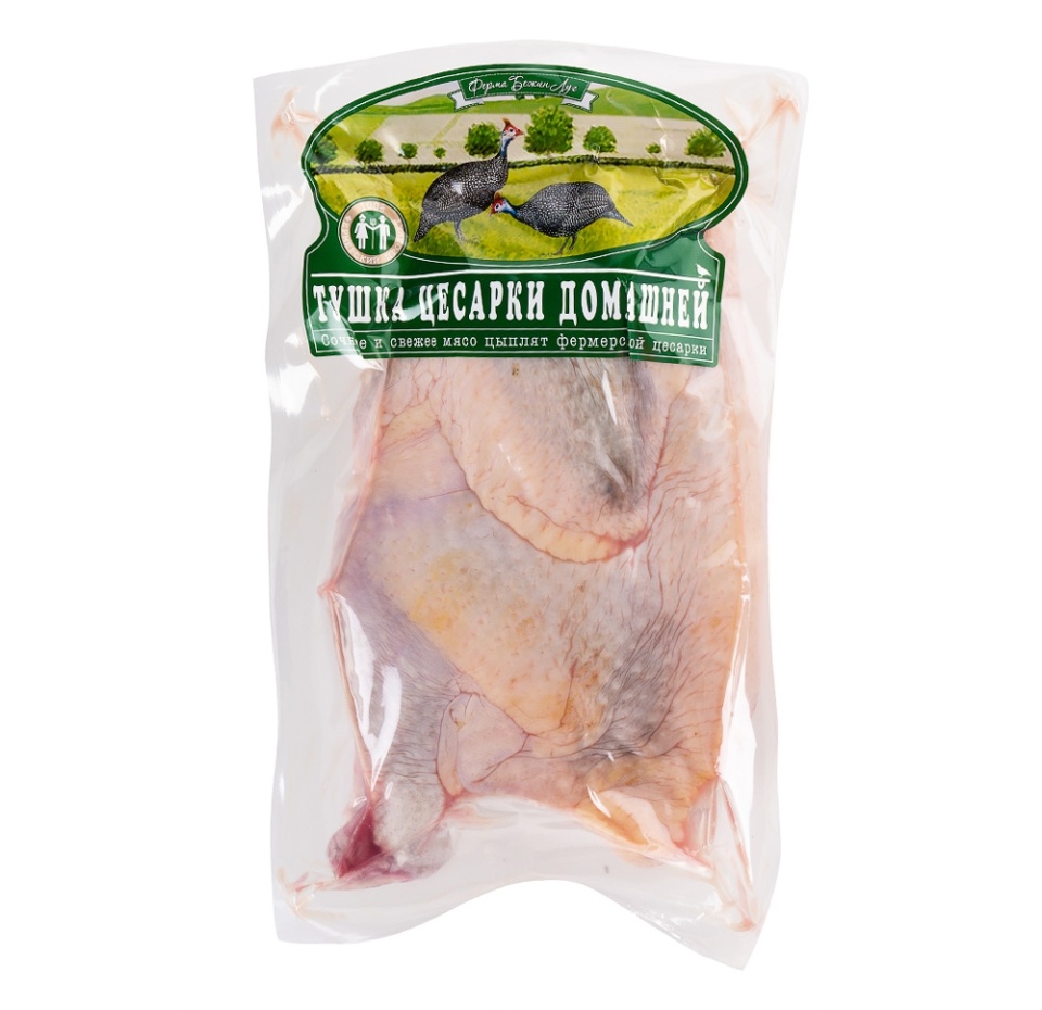 

Тушка цесарки Бежин луг охлажденная вес