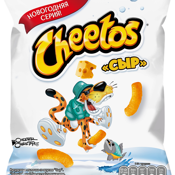 Чипсы кукурузные Cheetos Сыр Новогодняя серия