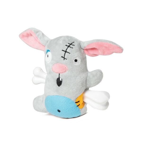 Игрушка для собак TRIOL Horror мягкая Заяц-разбойник, 140-180мм