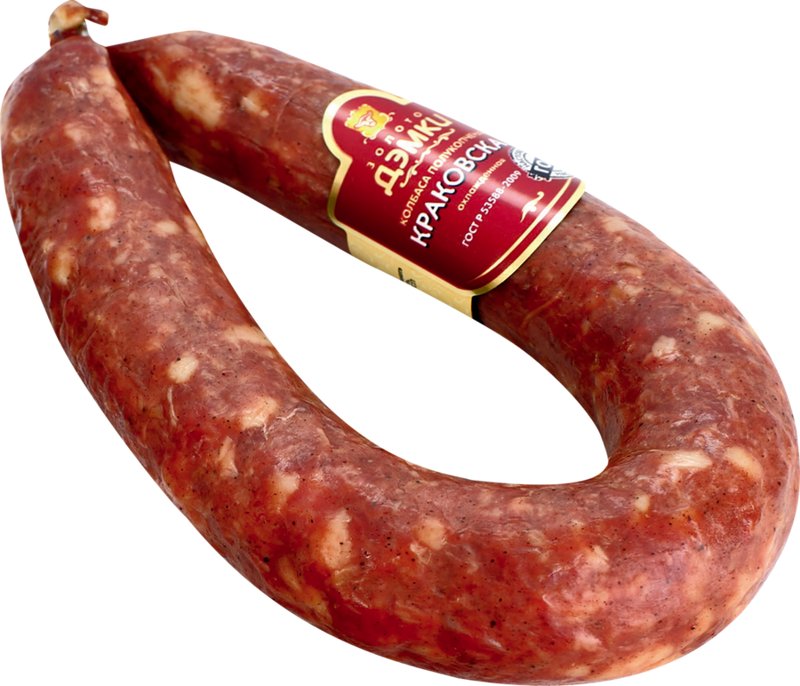 

Колбаса полукопченая Золото Дэмки Краковская, весовая
