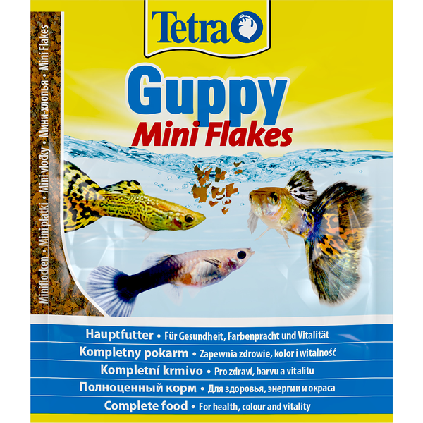 Tetra Guppy корм для всех видов гуппи (мини-хлопья) 12 г